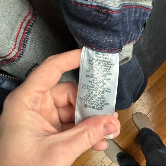 True Religion Man U Skinny Women's Denim Overalls Sz Large - Picture 8 of 16